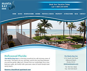 Mantaray Inn WordPress Conversion