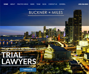 Buckner Miles Law Firm Web Design