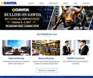 GAWDA.org website redesign