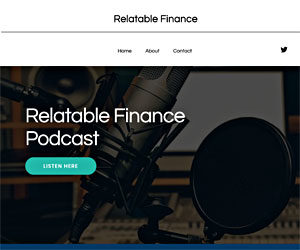Relatable Finance Podcast Homepage